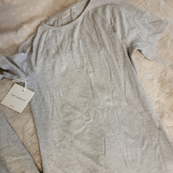 The Group Grey Ribbed Top - Picture 3 of 4